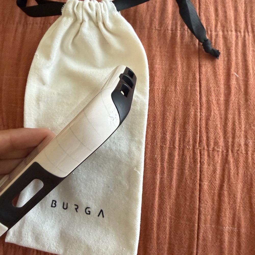 White Thomas Lethu x Burga Notepad Script iPhone Case - Picture 2 of 2